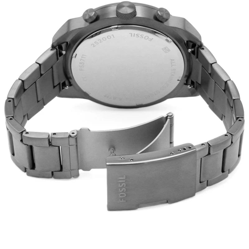 Men's Bronson  Chronograph Smoke Stainless Steel Watch - FS5711